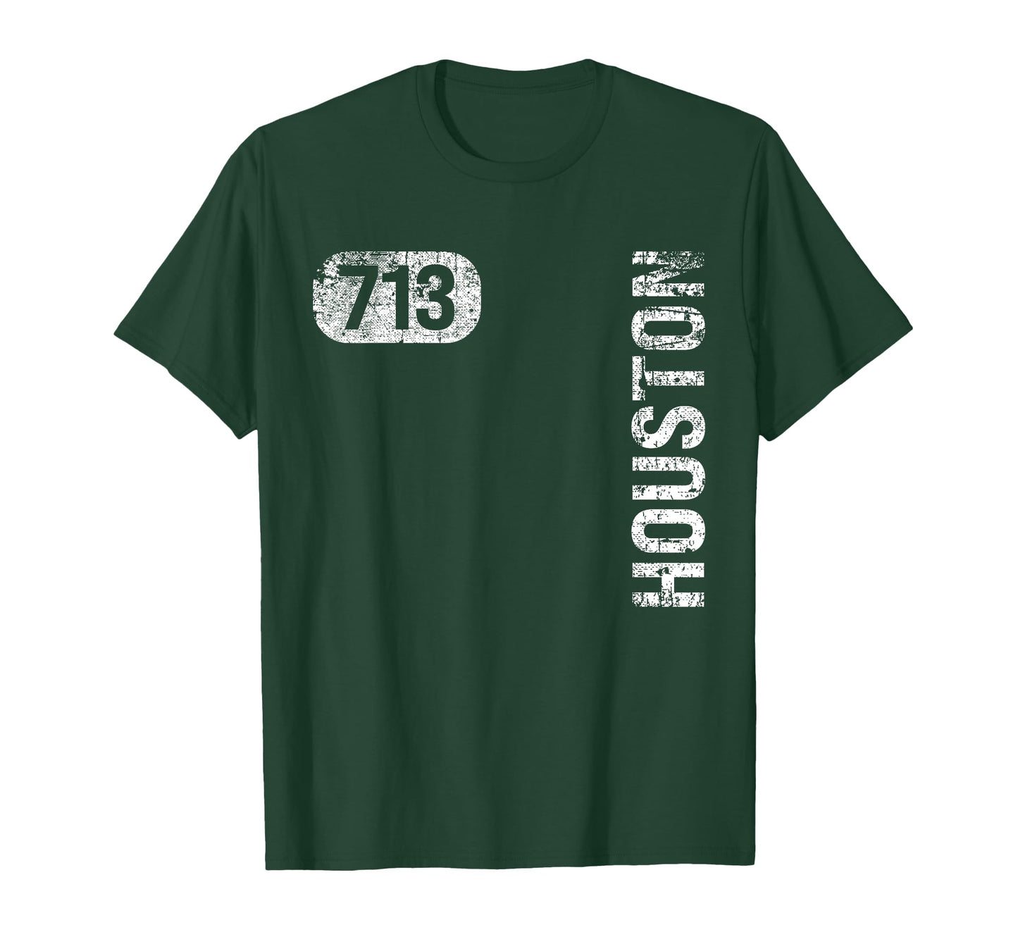 Houston Texas 713 Area Code Vintage Retro T-Shirt