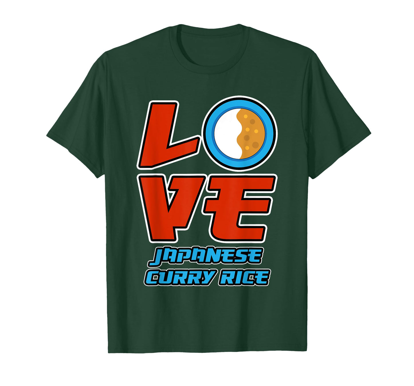 Love Japanese Curry Rice for Men and Women - Rice T-Shirt