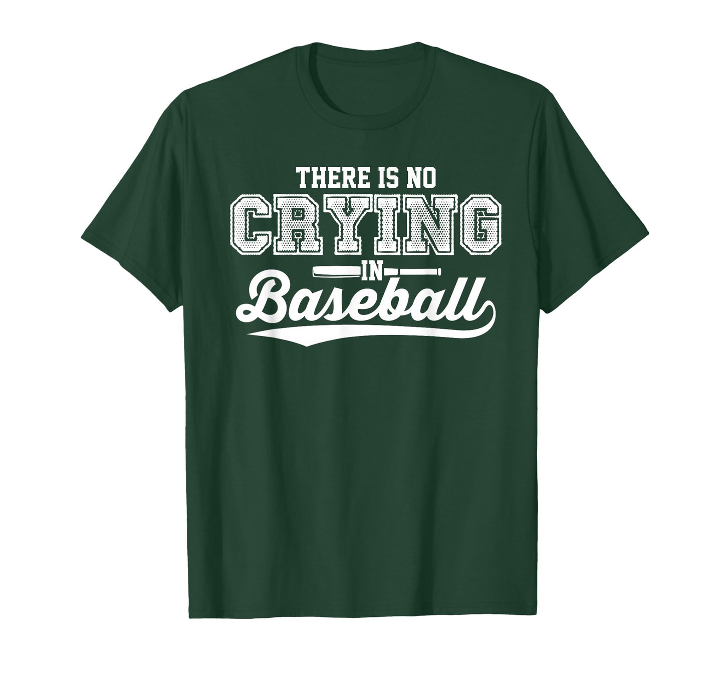 There Is No Crying In Baseball Shirt Love Baseball Tee White T-Shirt