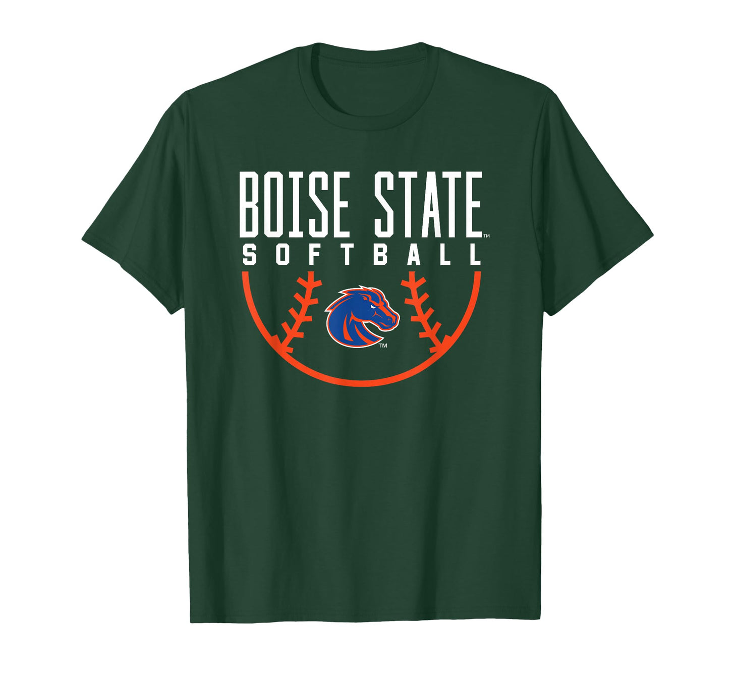Boise State University BSU Broncos Softball Arch T-Shirt
