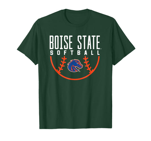 Boise State University BSU Broncos Softball Arch T-Shirt