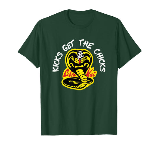 Cobra Kai Kicks Get The Chicks T-Shirt