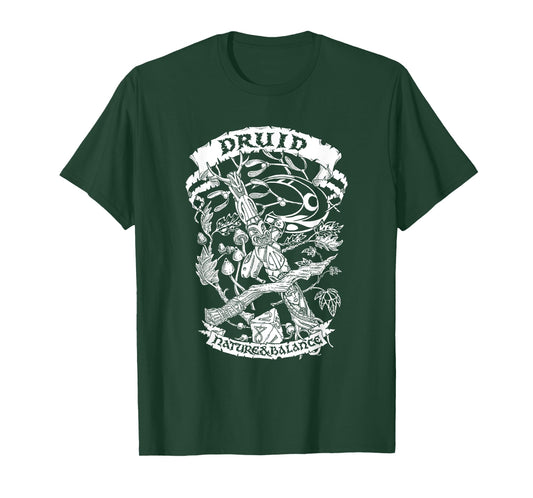 Fantasy RPG T-Shirt - Druid T-Shirt