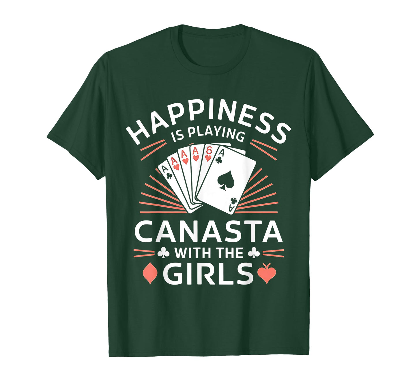Happiness Is Playing Canasta Card Game With The Girls T-Shirt
