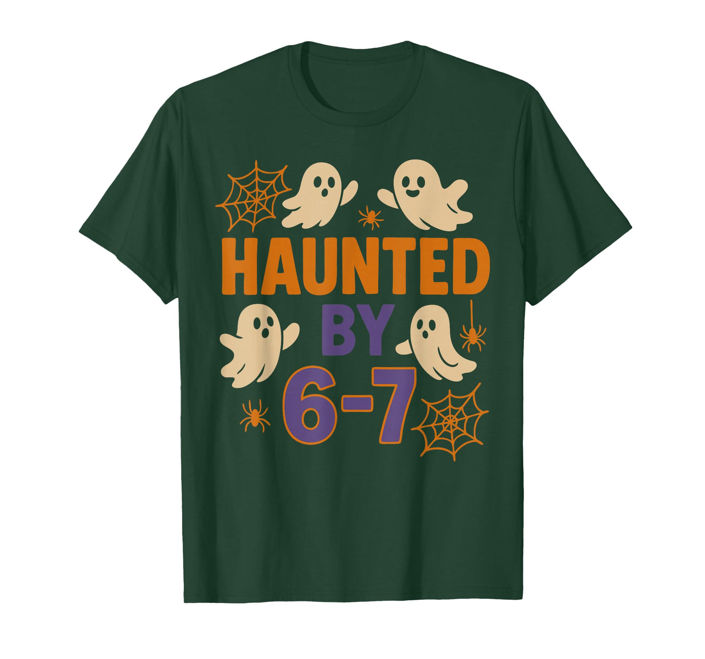 Haunted by 6-7 Funny Halloween Ghost Teacher Humor T-Shirt