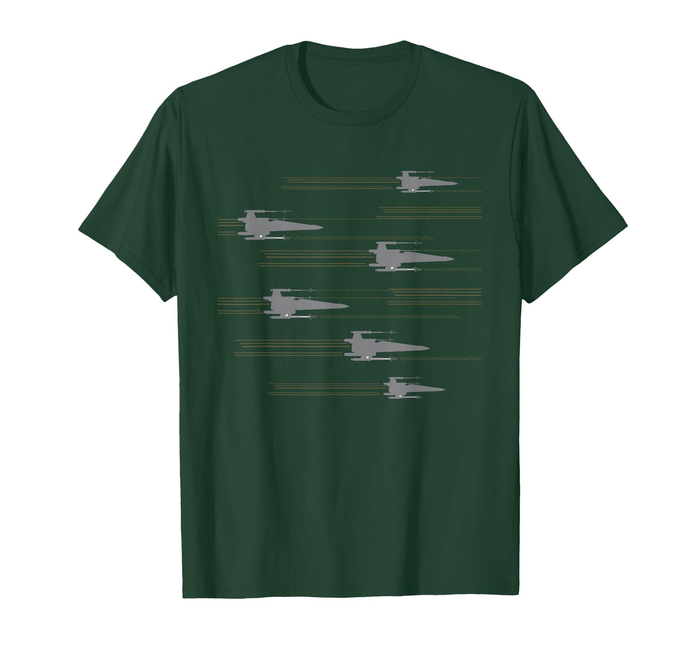 Star Wars X-Wing Starfighters Soar Pattern T-Shirt