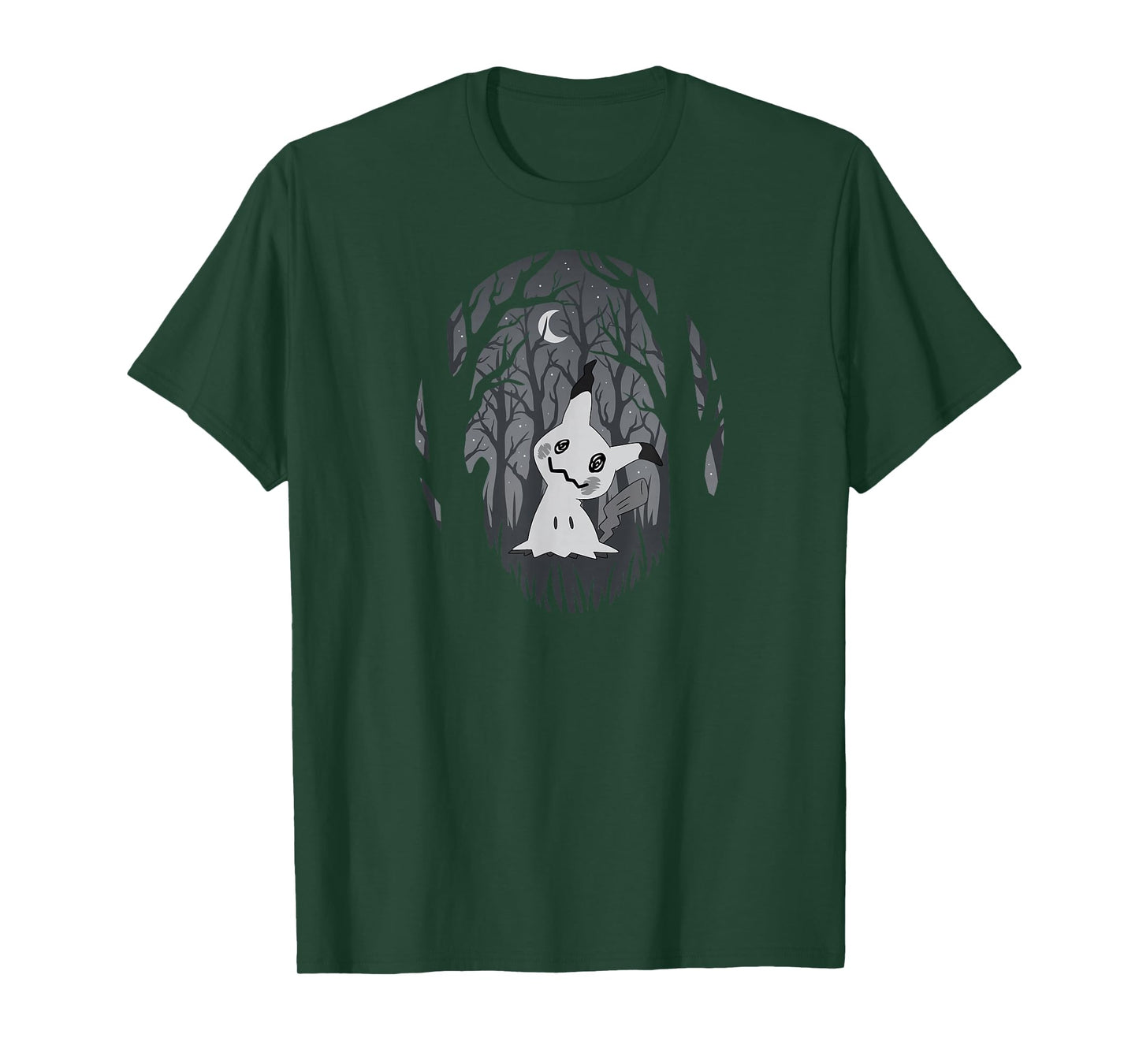 Pokémon - Mimikyu Ghost Fairy Type Dark Spooky Forest T-Shirt