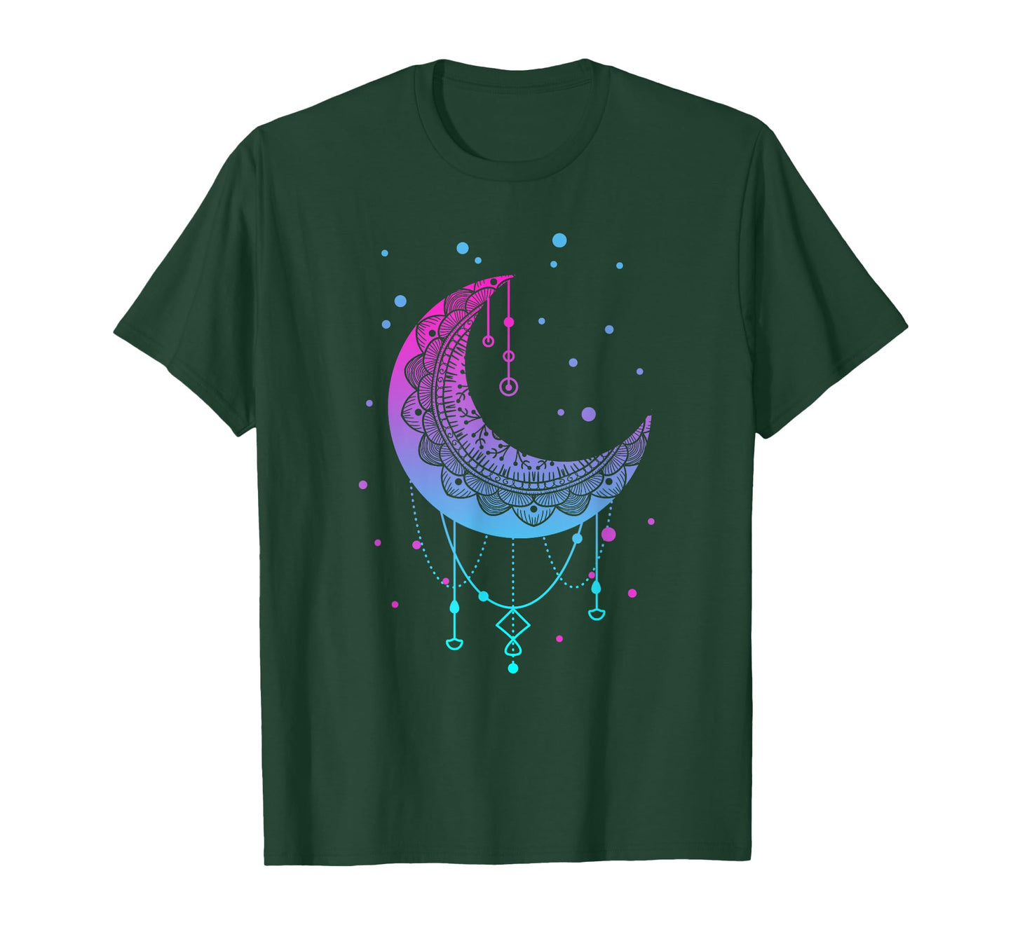 Kawaii Colorful Pastel Goth Moon T-Shirt
