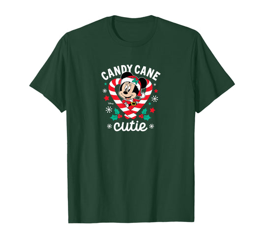 Disney - Minnie Candy Cane Cutie Christmas T-Shirt