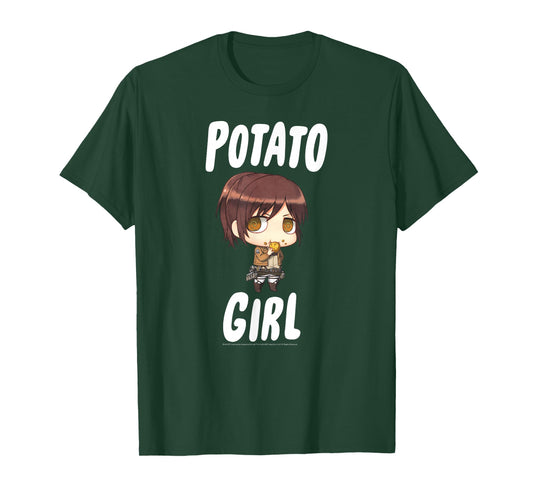 Attack on Titan Potato Girl Chibi AOT Anime T-Shirt