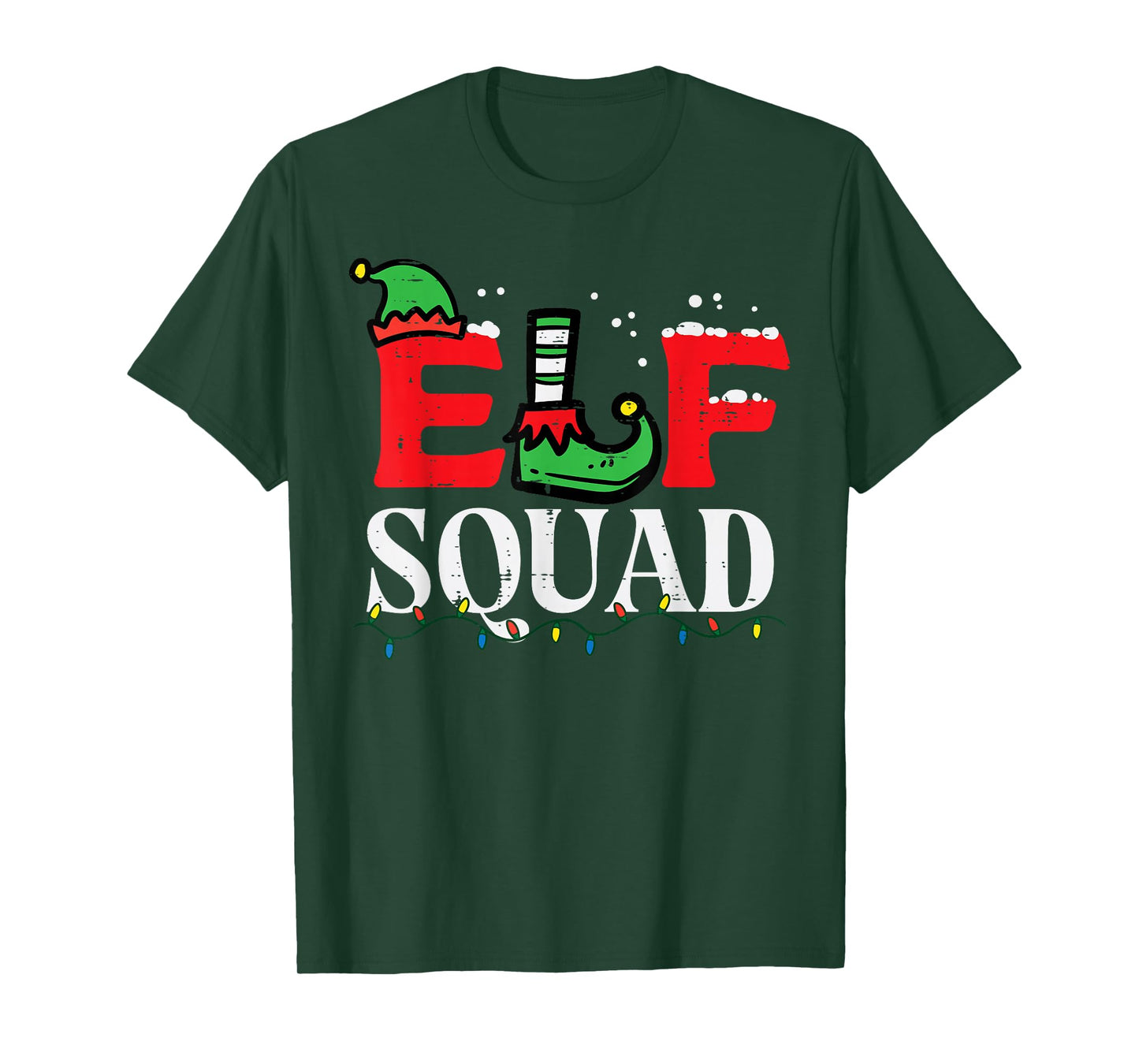 Christmas Elf Squad Xmas Crew Team Boys Girls Kids Toddler T-Shirt