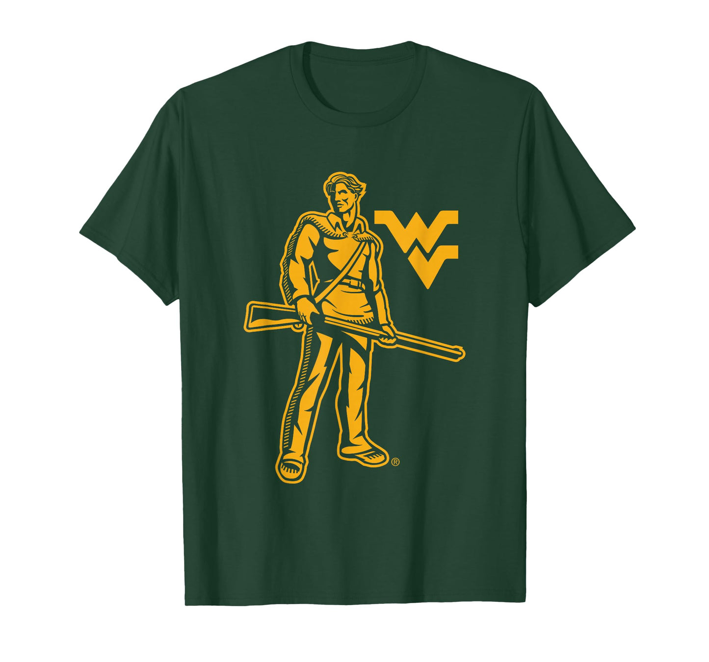West Virginia Mountaineers Mascot Navy Officially Licensed T-Shirt
