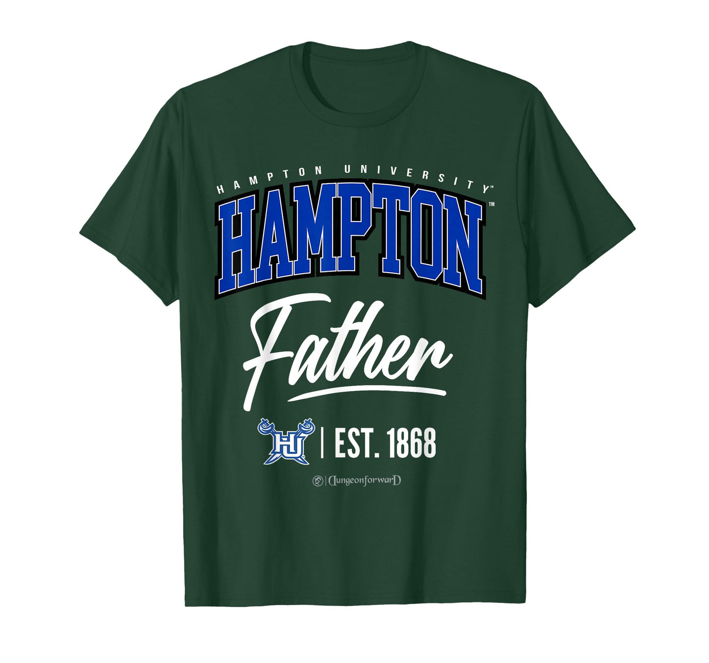 Hampton University - HU HBCU Father T-Shirt
