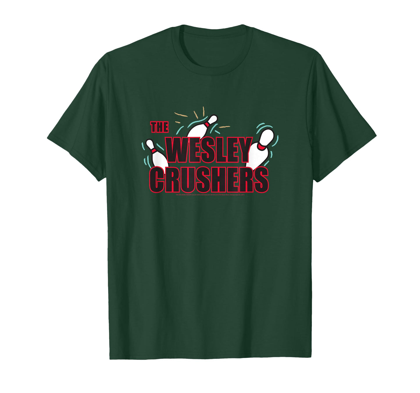 The Big Bang Theory Wesley Crushers Bowling TV Show T-Shirt