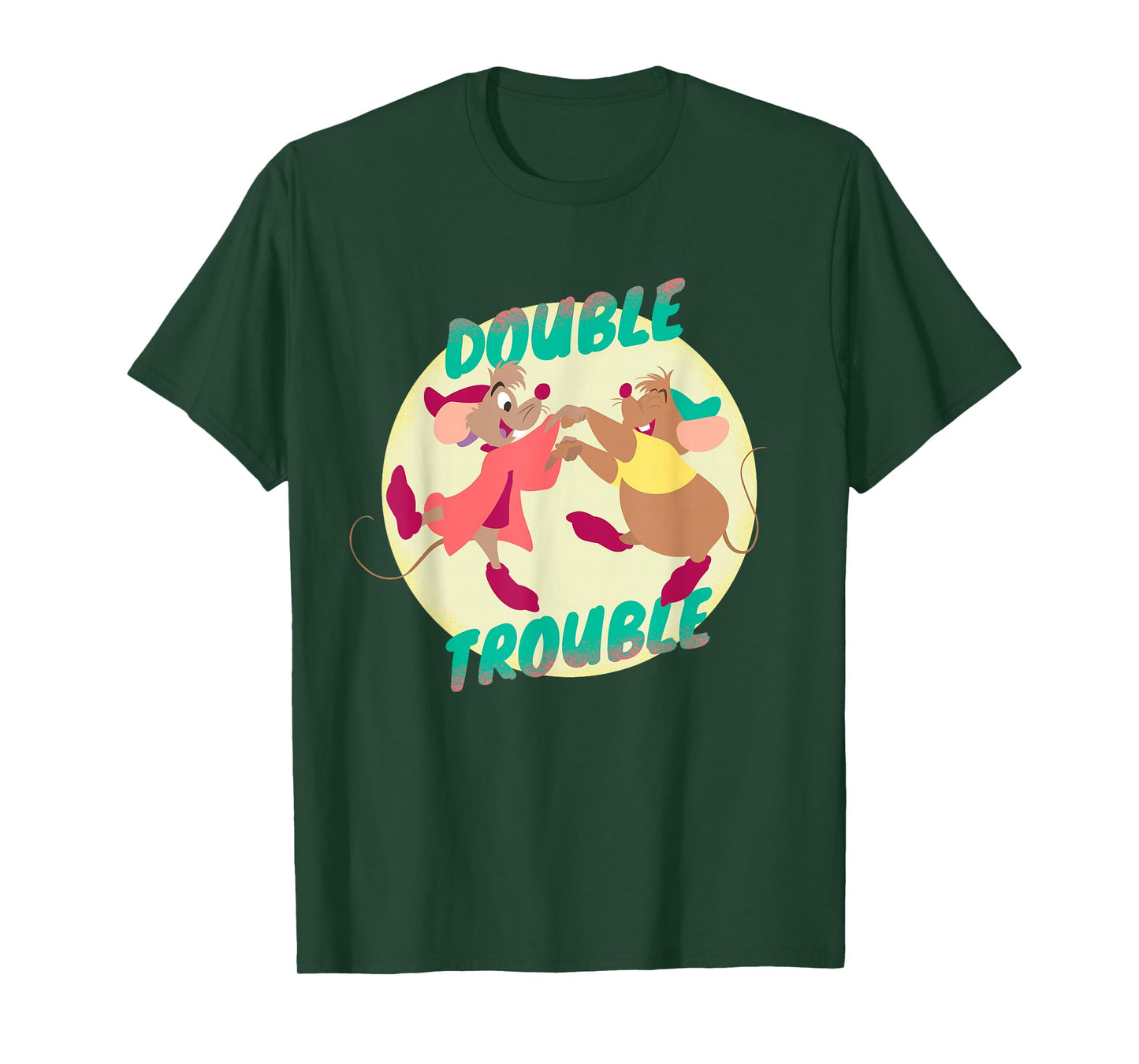 Disney Cinderella Jaq and Gus Double Trouble T-Shirt Small