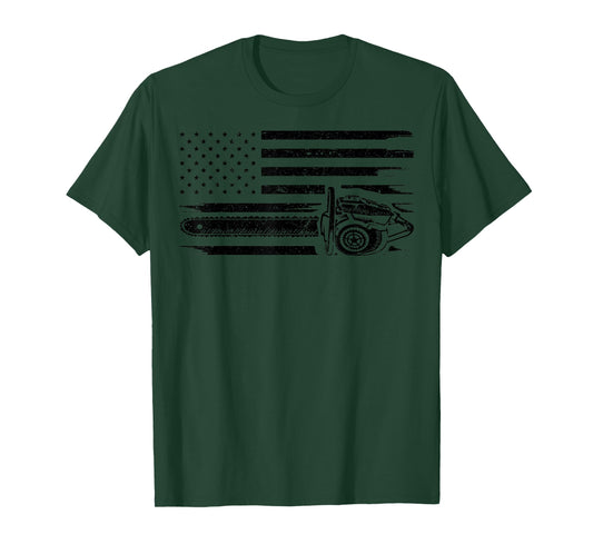 Funny Logger Arborist Gift Men Cool Lumberjack Woodworker T-Shirt