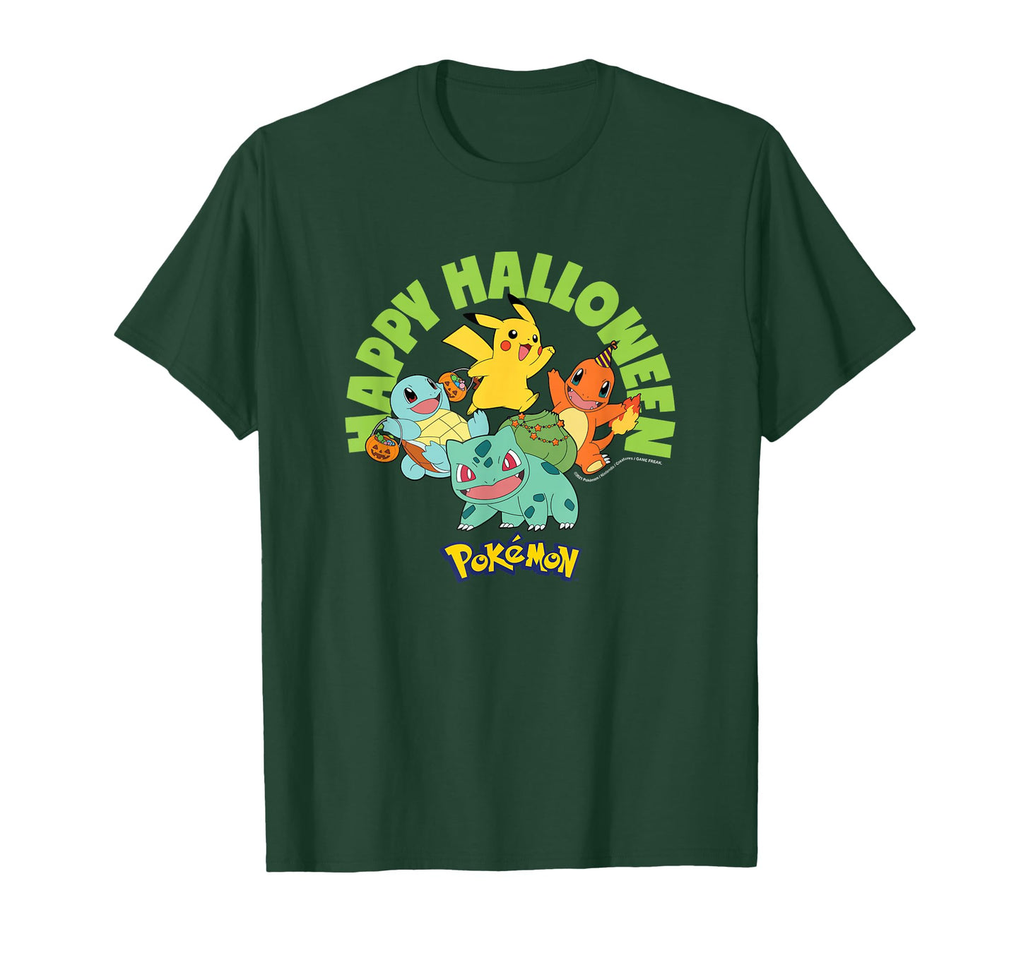 Pokémon -: Halloween: Happy Halloween T-Shirt