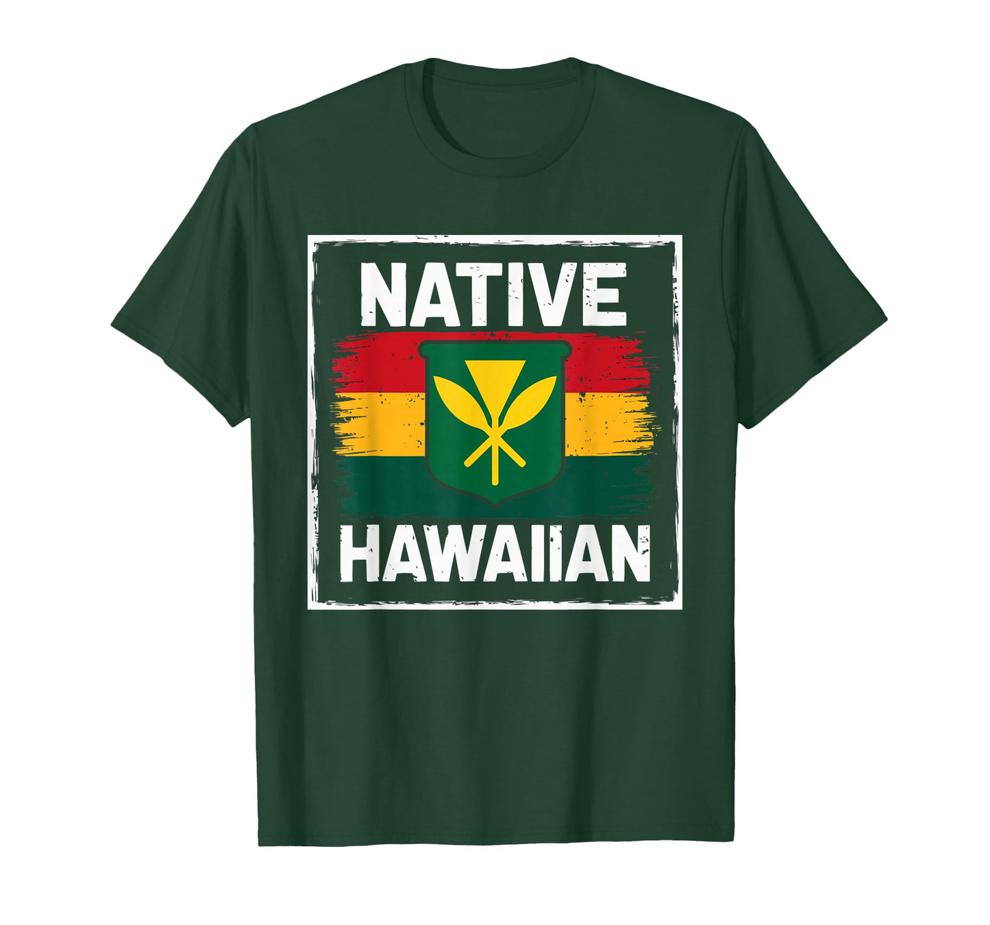 Kanaka Maoli Native Hawaiian Islands Hawaii Flag T-Shirt
