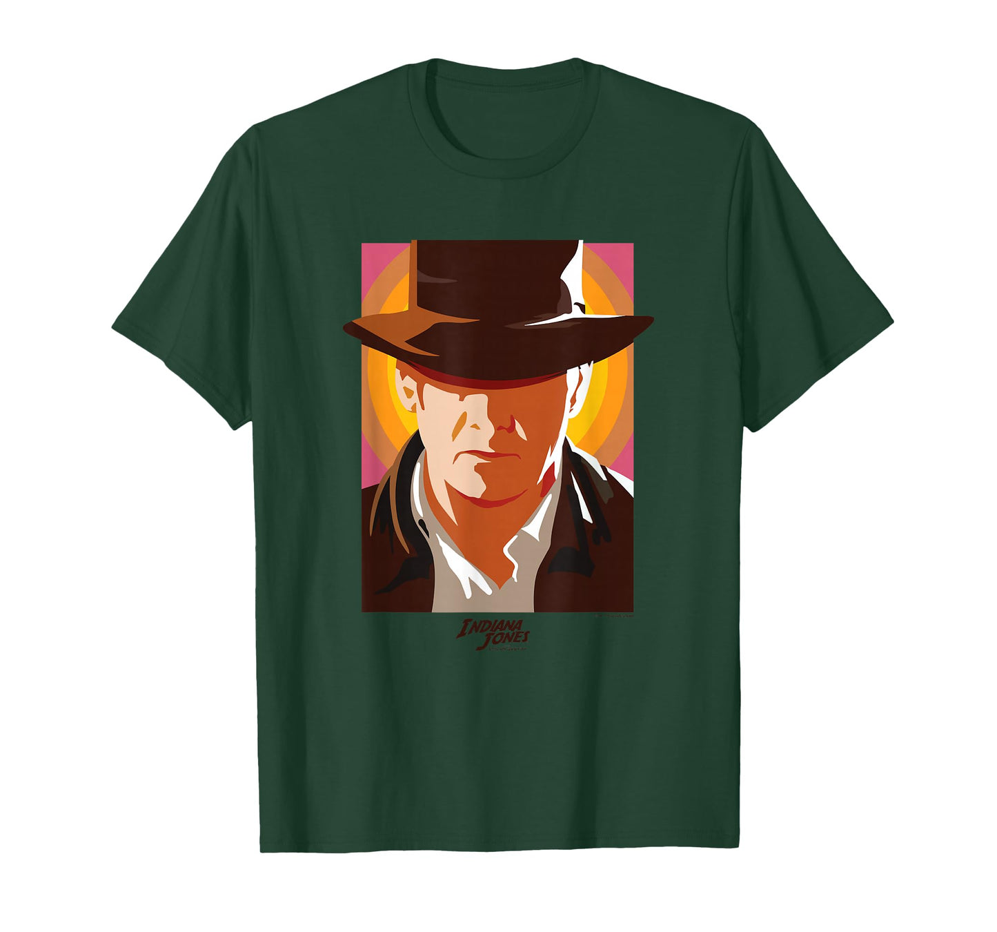 Indiana Jones and The Dial of Destiny Big Face Portrait T-Shirt