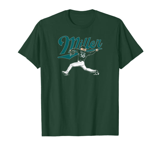 Bryce Miller - Seattle Baseball T-Shirt