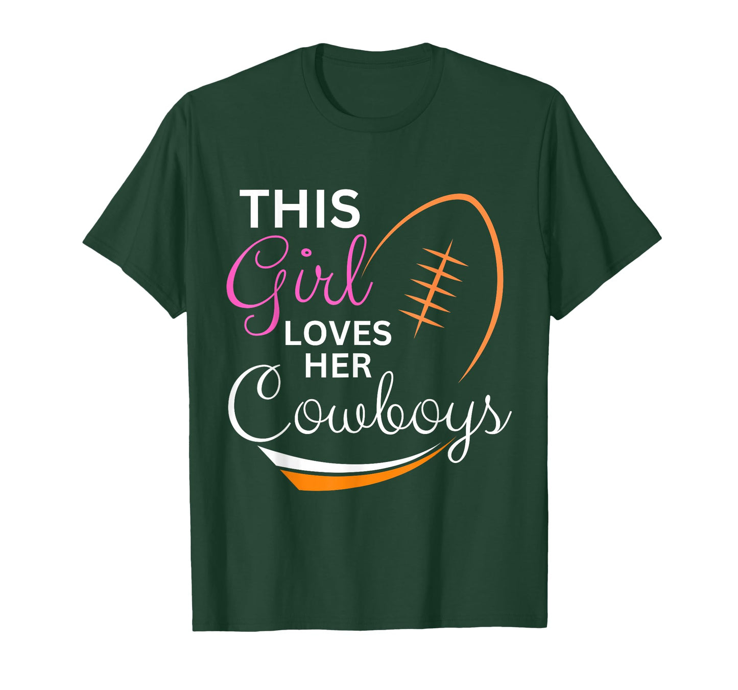 This Girl Loves Her Cowboy Cute Texas Dallas T-Shirt
