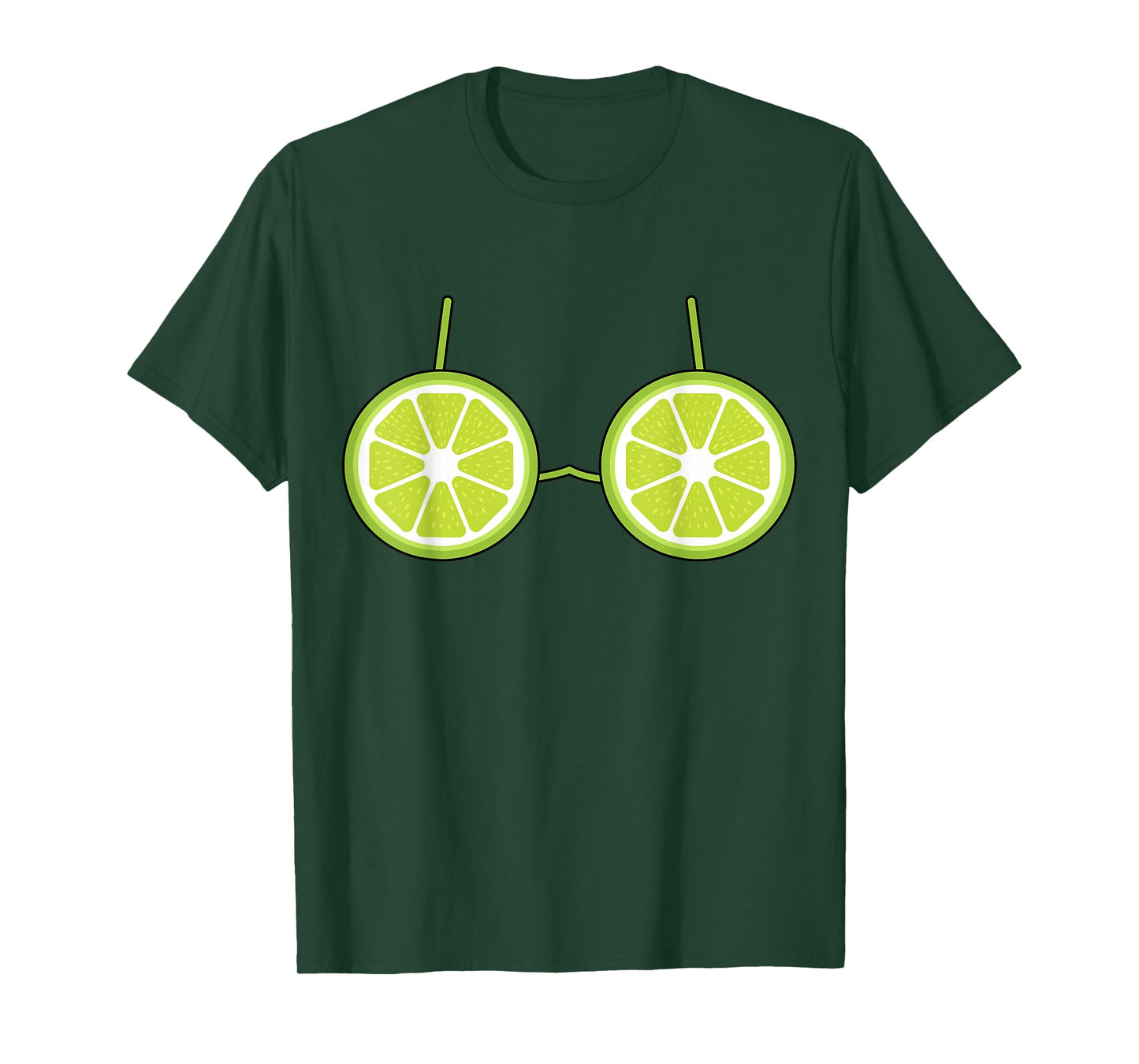 Lime Bra Costume Cute Easy Fruit Halloween Gift T-Shirt