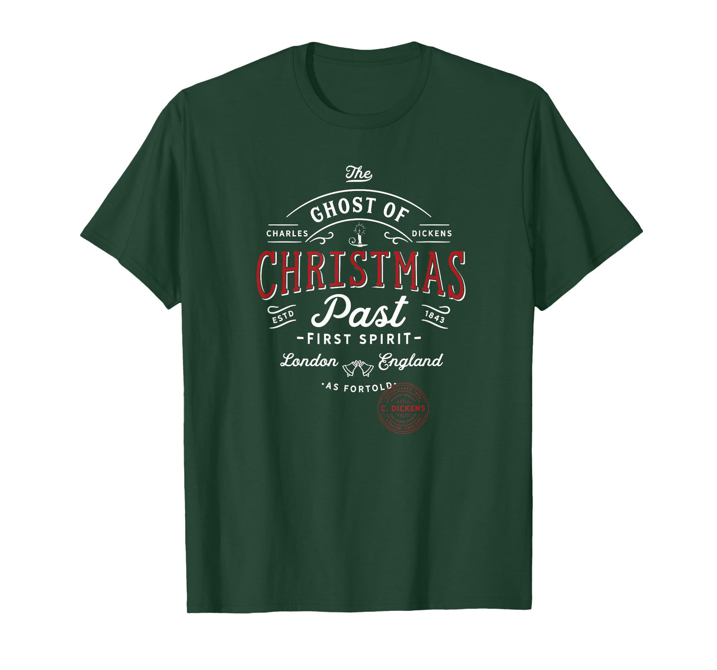 Christmas Carol, Ghost of Christmas past, Novelty, Tradition T-Shirt