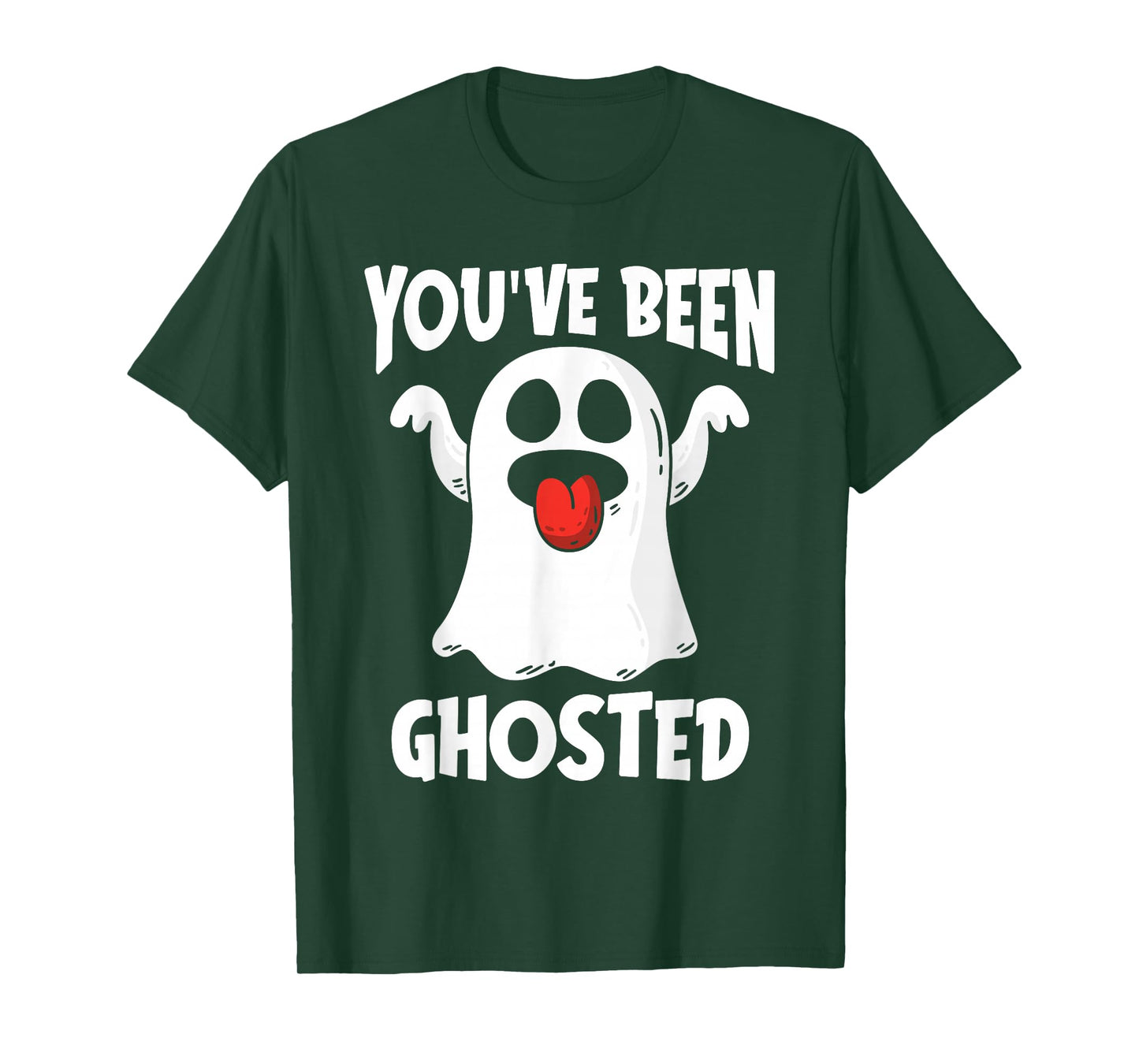 You've Been Ghosted Funny Ghost Pun Halloween Humor Costume T-Shirt