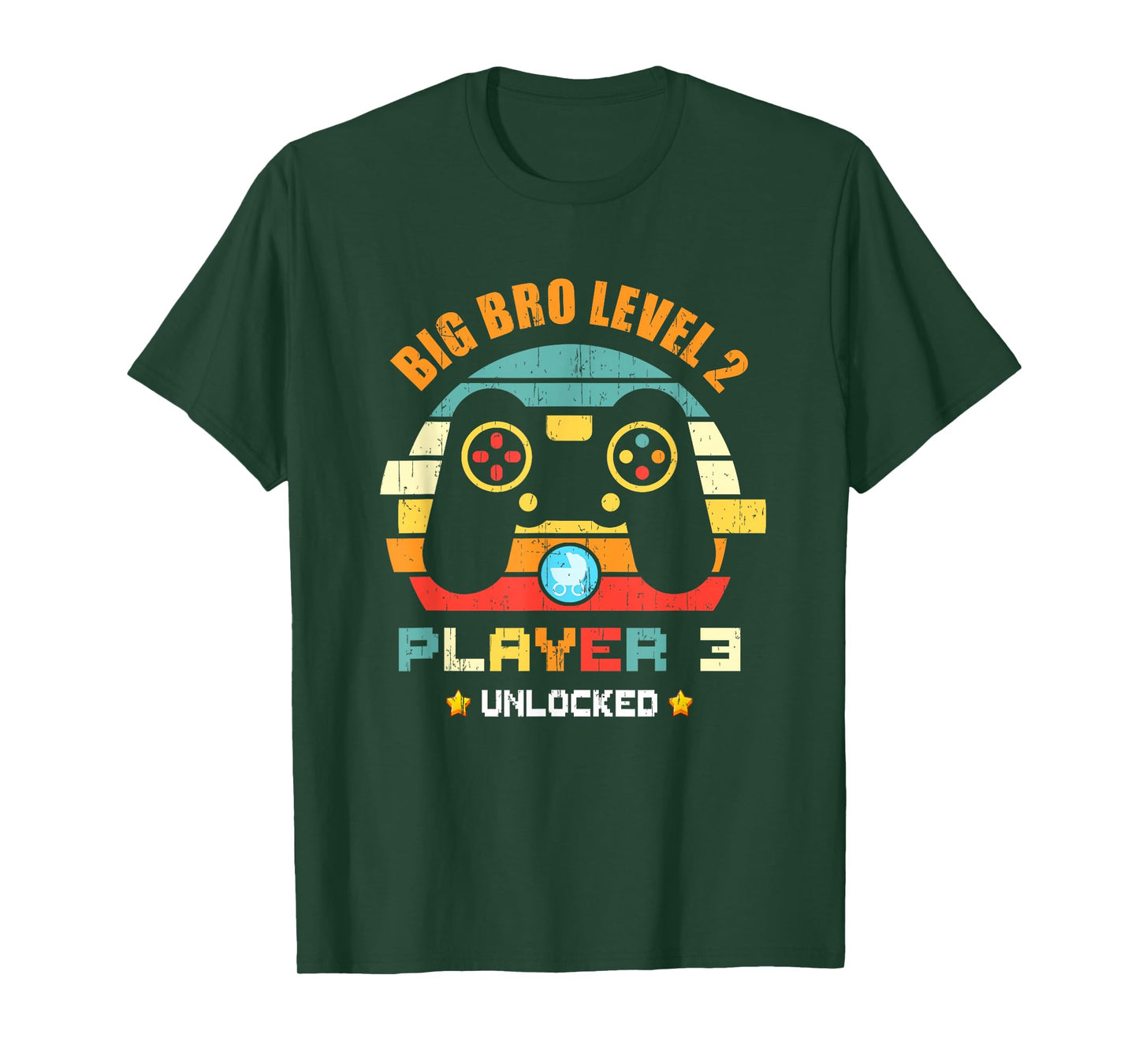 Big Bro Level 2 Player 3 Unlocked Gaming Big Brother Again T-Shirt