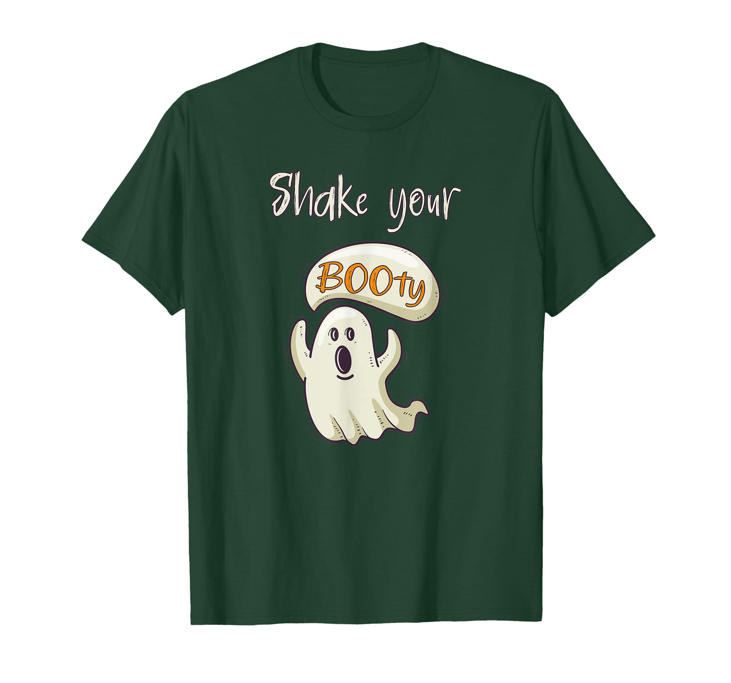 Funny Happy Halloween Costume Shake Your Booty Ghost T-Shirt