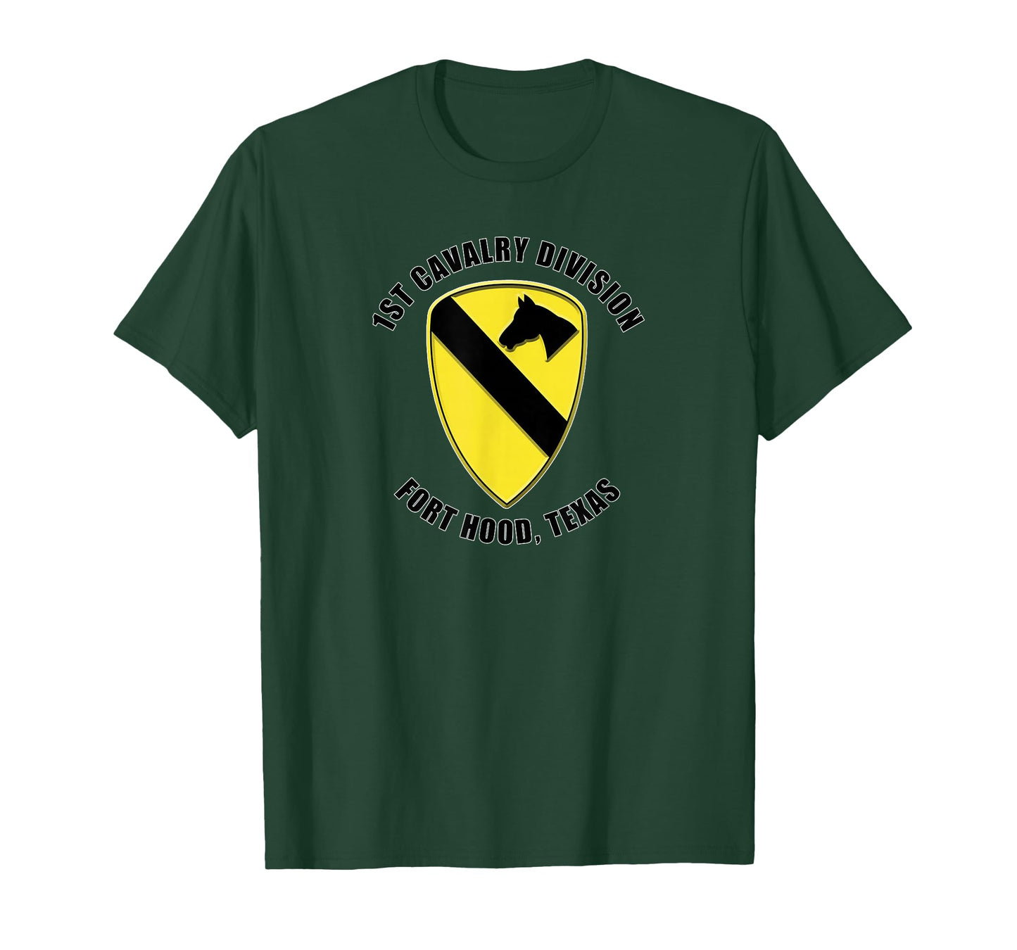 1st Cavalry Division Fort Hood Texas Emblem Veteran Gift T-Shirt