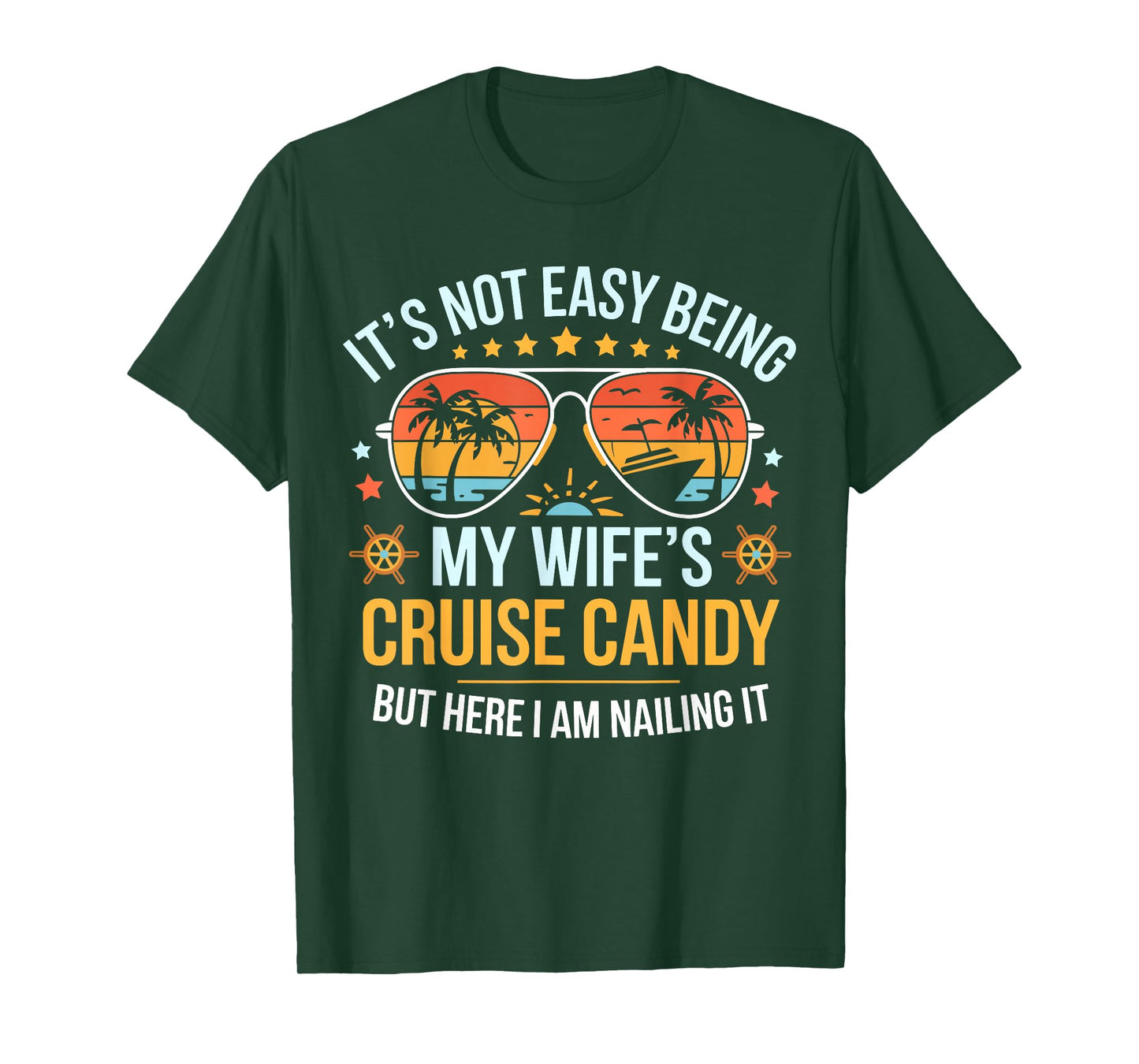 Matching Couples Cruise Candy Husband and Wife Cruise T-Shirt