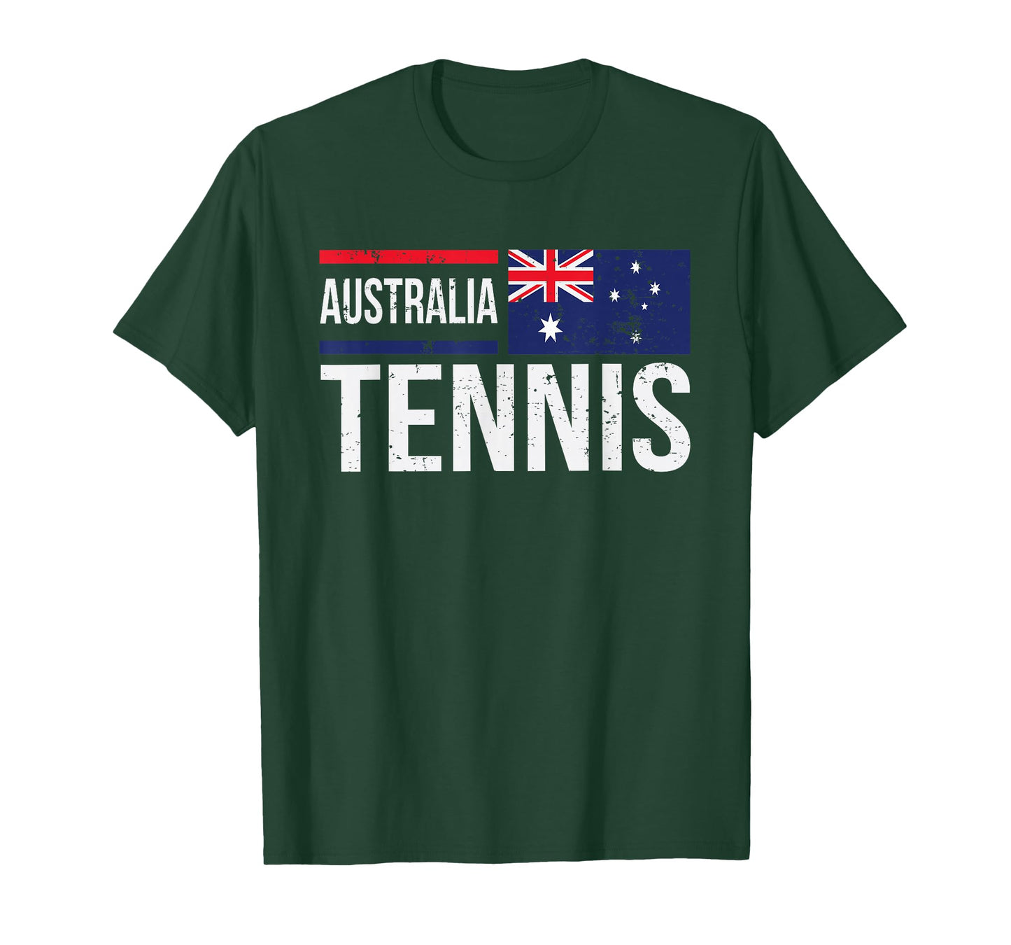 Australia Tennis Aussie Flag For Fans Players T-Shirt