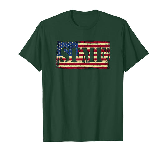 SFMF T-Shirt USA Flag Military Motto Weapon Guns America Tee Women Men T-Shirt