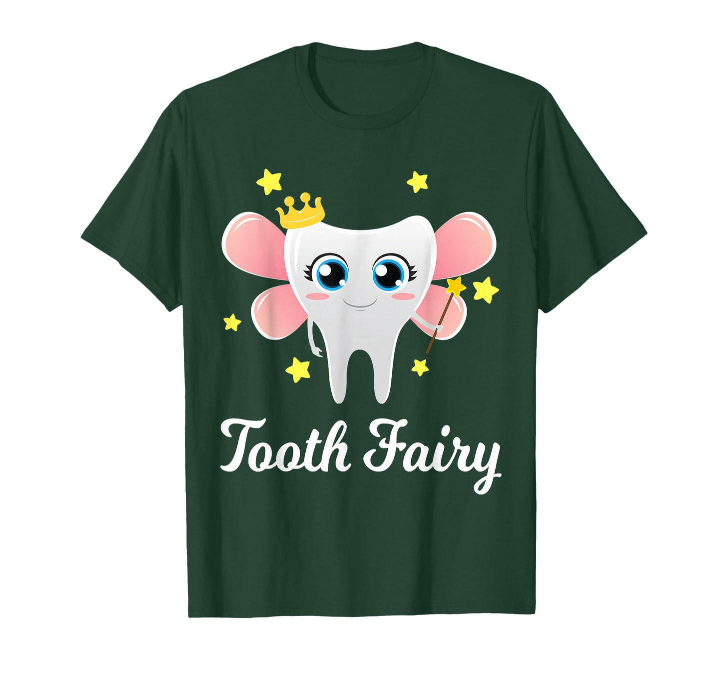 Tooth Fairy Shirt Funny Halloween Costume Gift Dentist Girl T-Shirt