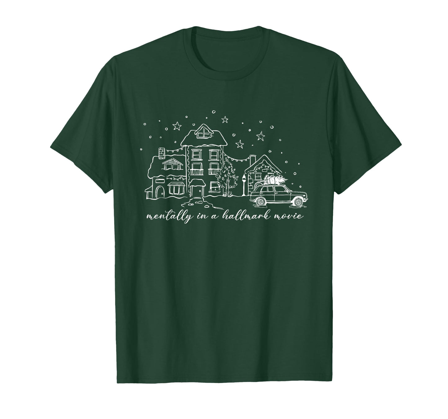 Mentally in A Hallmark Movie Vibes T-Shirt