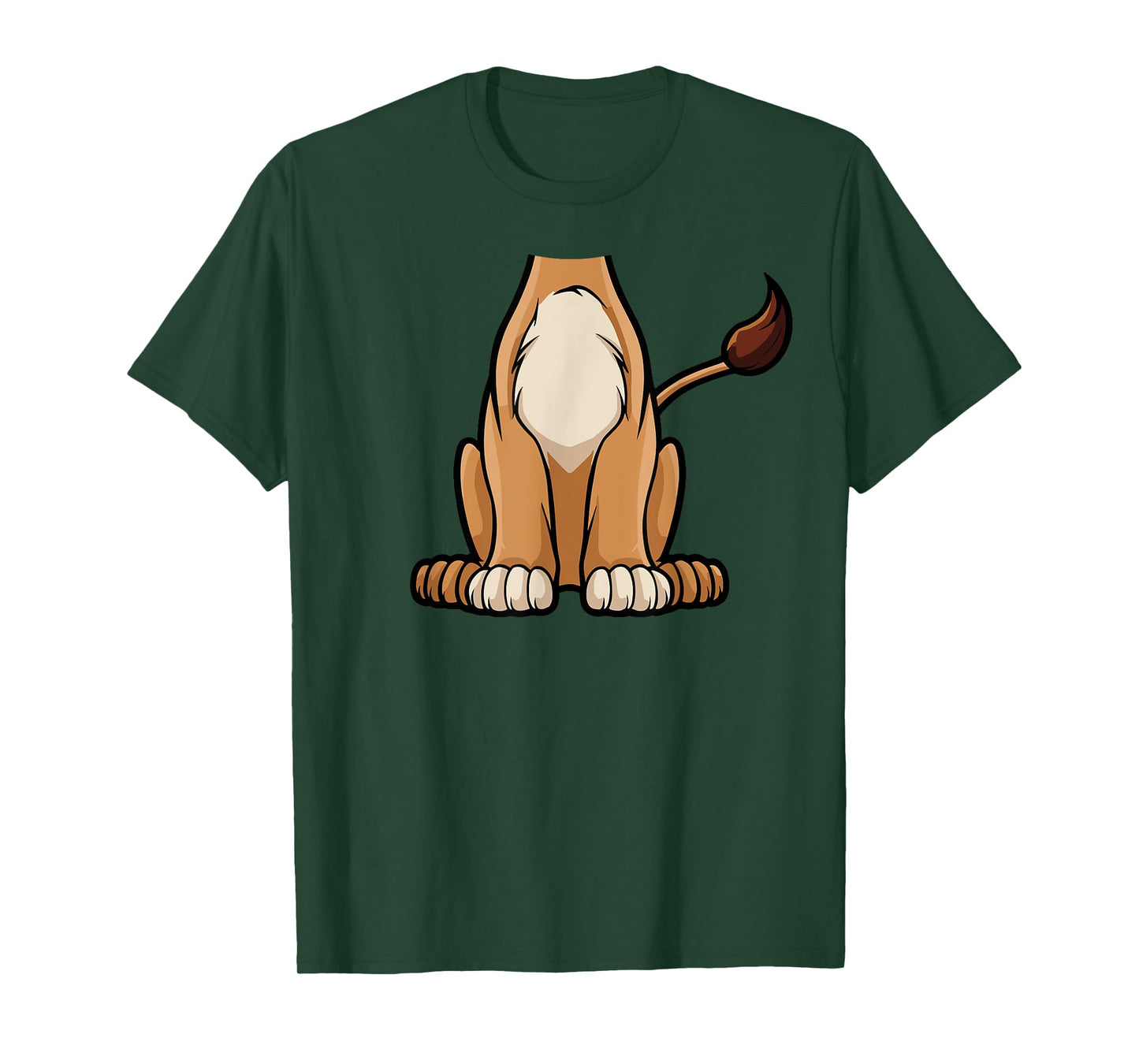 Lion Halloween Tshirt Outfit Funny Simple Kids Costume T-Shirt