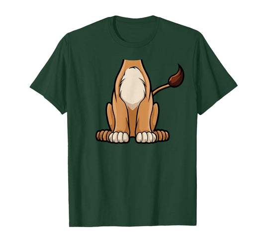 Lion Halloween Tshirt Outfit Funny Simple Kids Costume T-Shirt