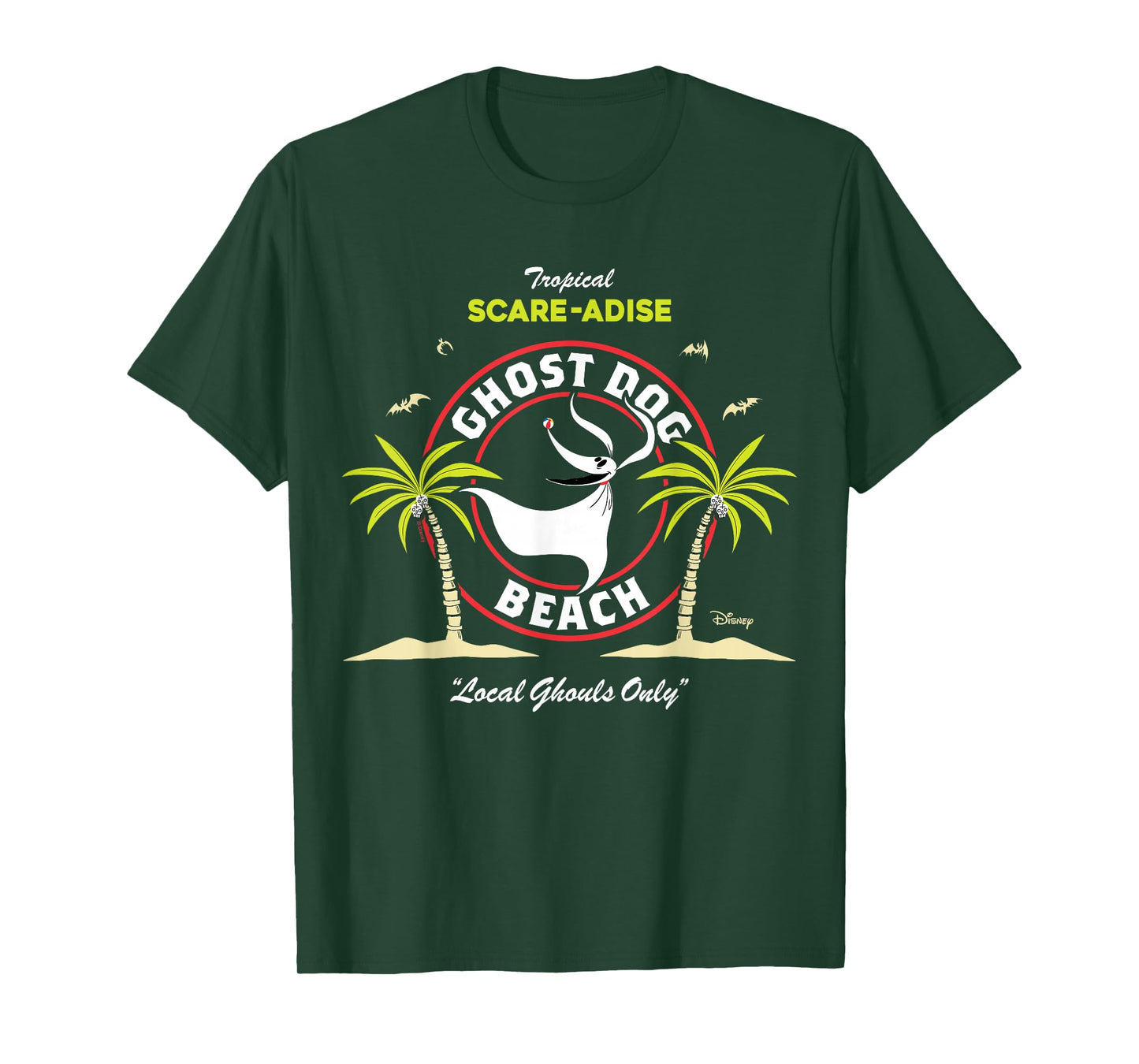 The Nightmare Before Christmas - Zero Ghost Dog Beach T-Shirt