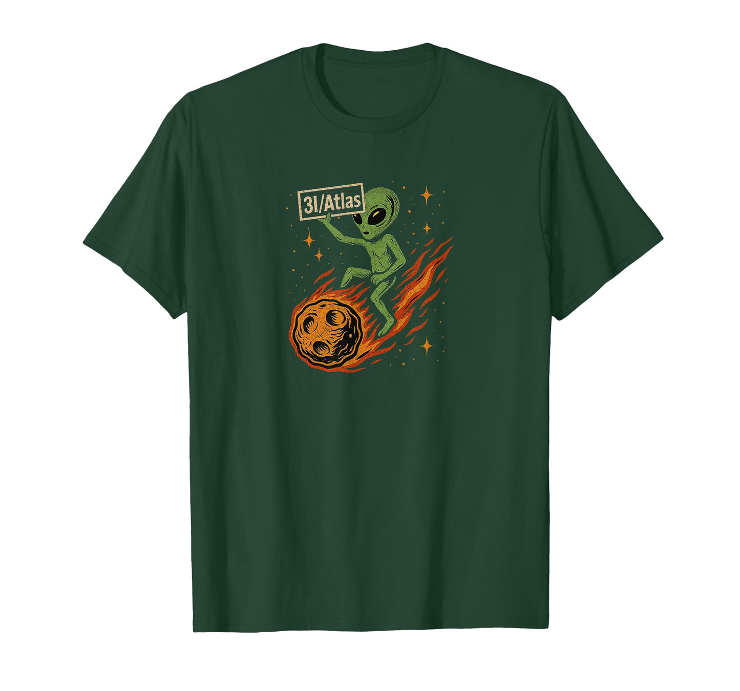 3I/Atlas 3I Atlas Interstellar Comet Or Alien Technology T-Shirt