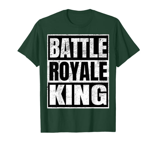 Battle Royale King Distressed Gamer Gift T-Shirt T-Shirt