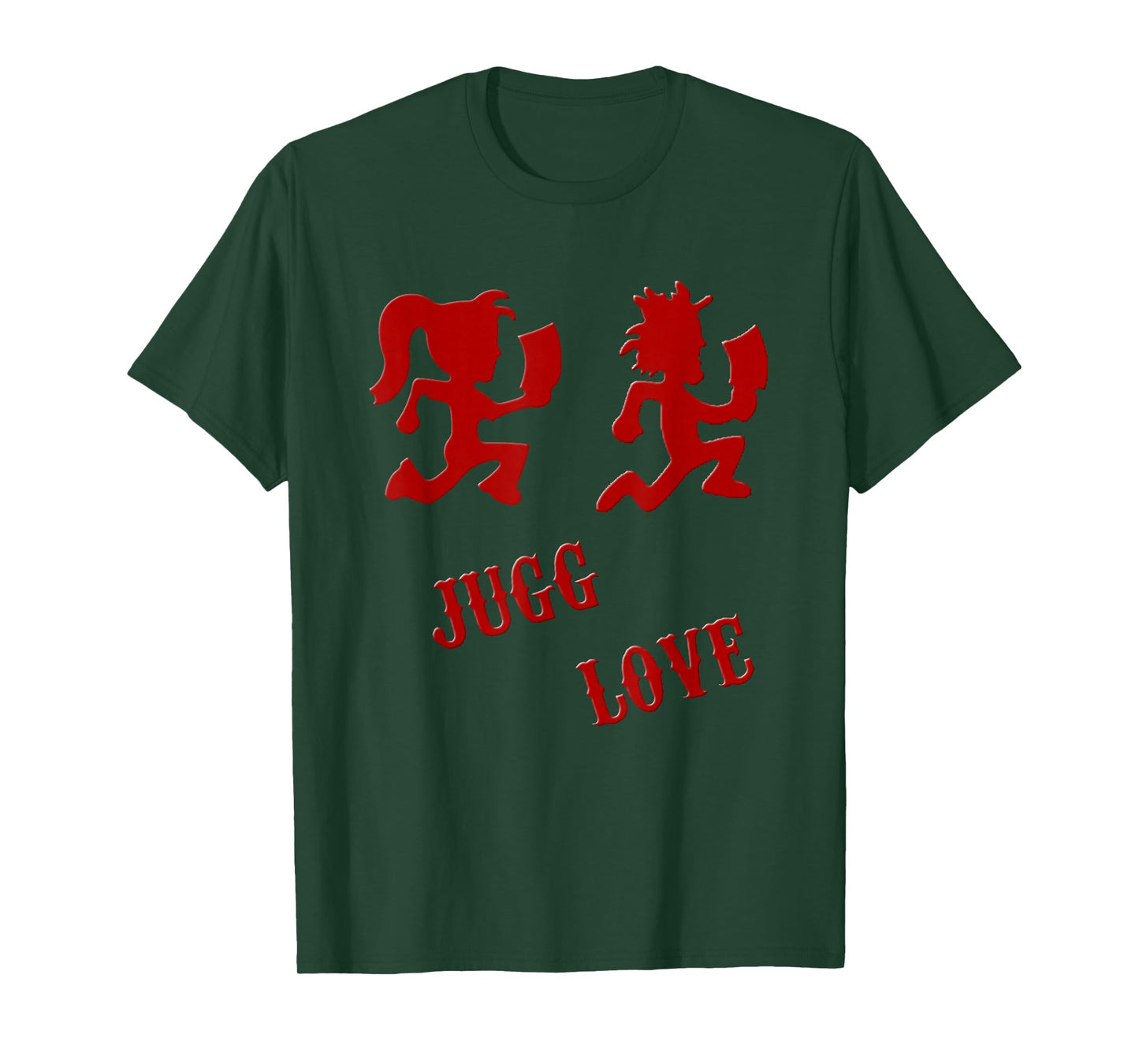 Hers Juggalette ICP Whoop Whoop Jugg Love Vibrantly Colors T-Shirt