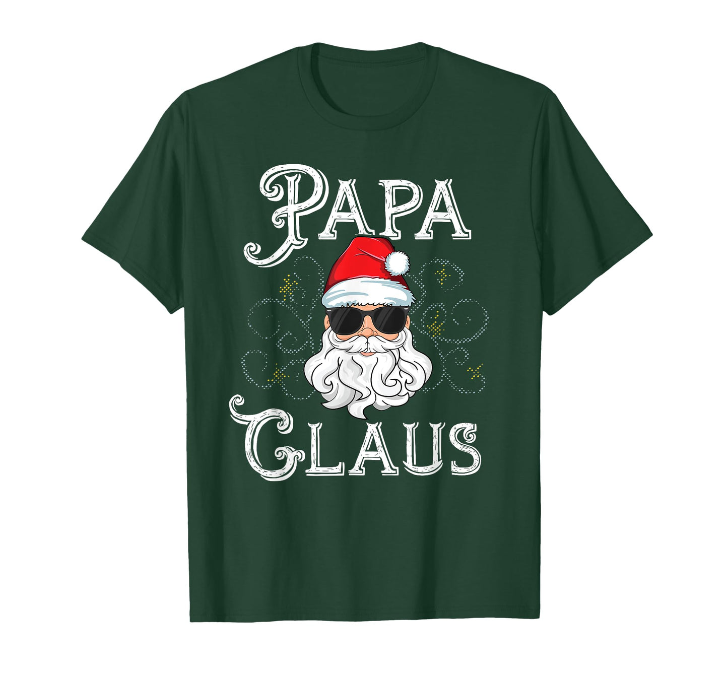 Papa Claus Matching Family Christmas Outfit Xmas Photo T-Shirt