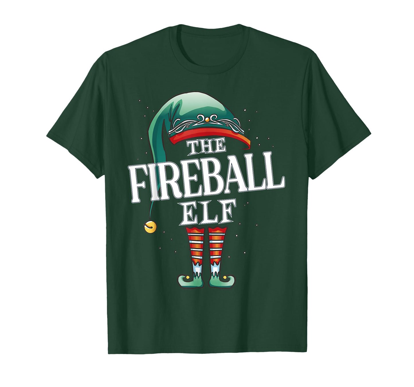 Fireball Elf Christmas Group Xmas Pajama Party T-Shirt