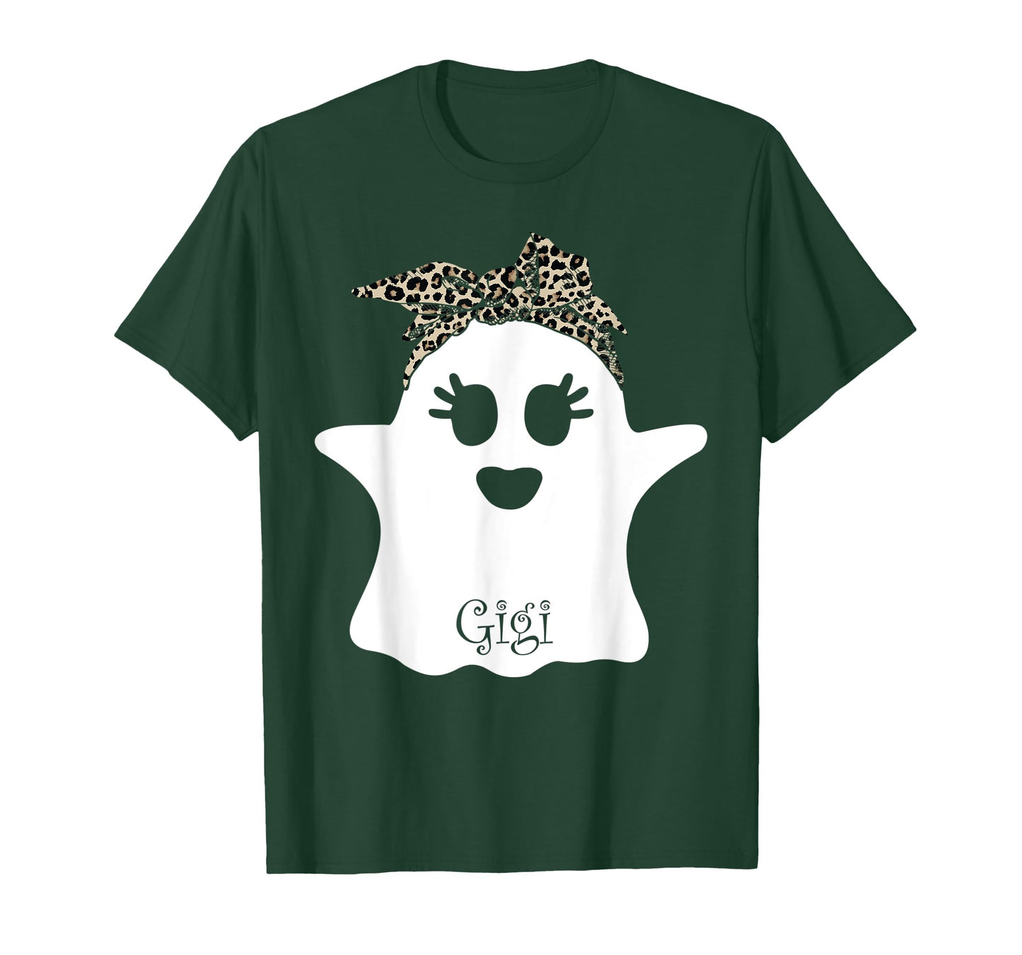 mb Spooky Gigi Ghost Bandana Boo Halloween Family Matching T-Shirt
