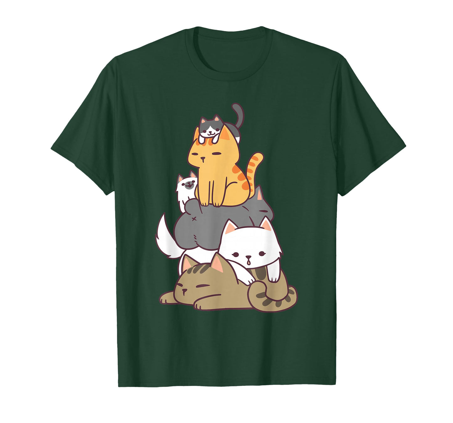 Pile of Kitty Cats Funny Cute Cat Lover Gift T-Shirt