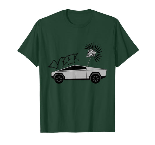 Funny Heavy Duty Cyber Punk Car T-Shirt