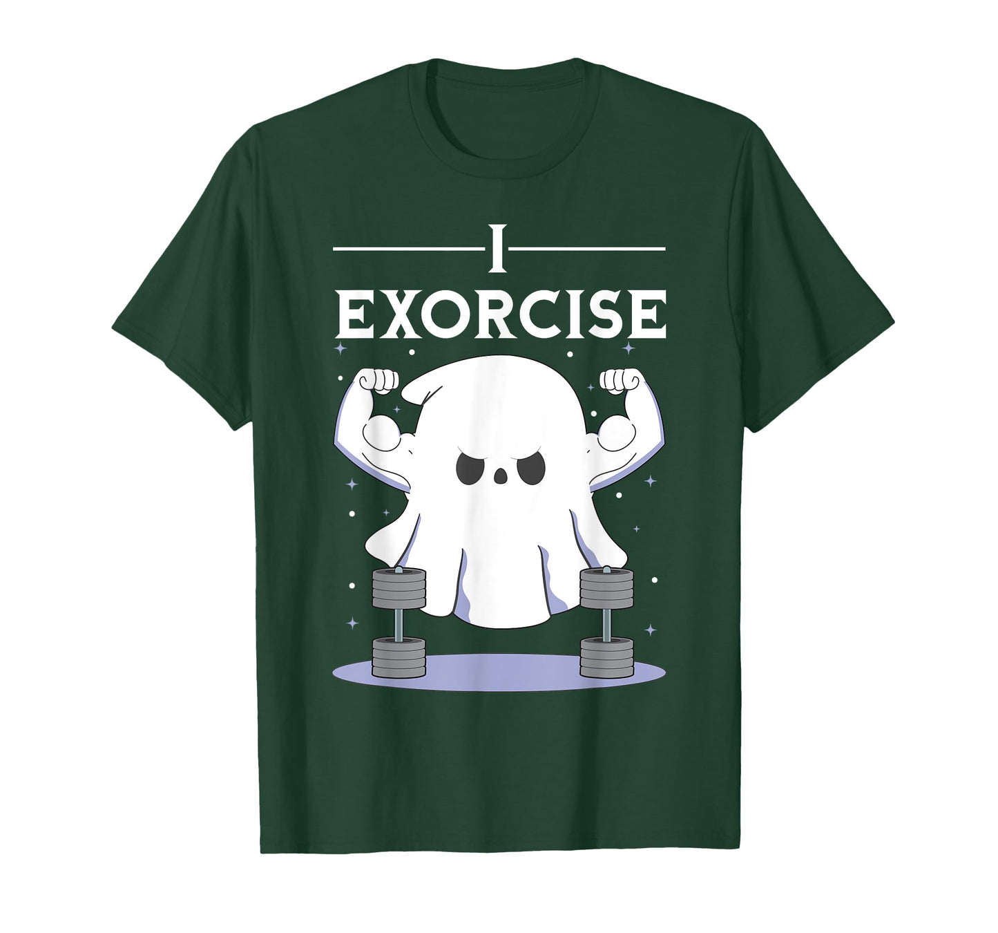 I Exorcise Ghost Pun Halloween Party Exorcist Gym Humor T-Shirt