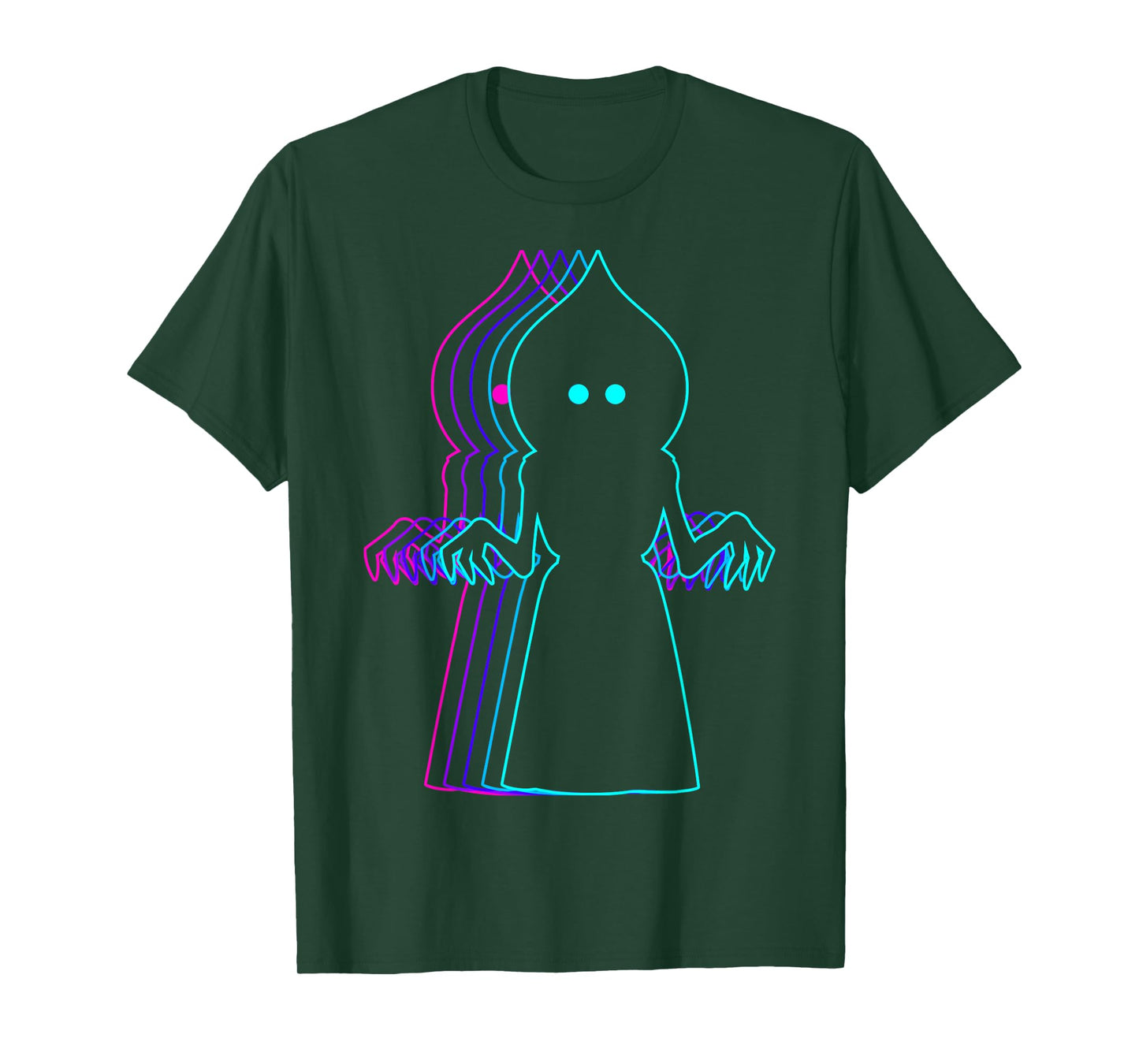 Retro Flatwoods Monster Cryptid Cryptozoology Vaporwave T-Shirt