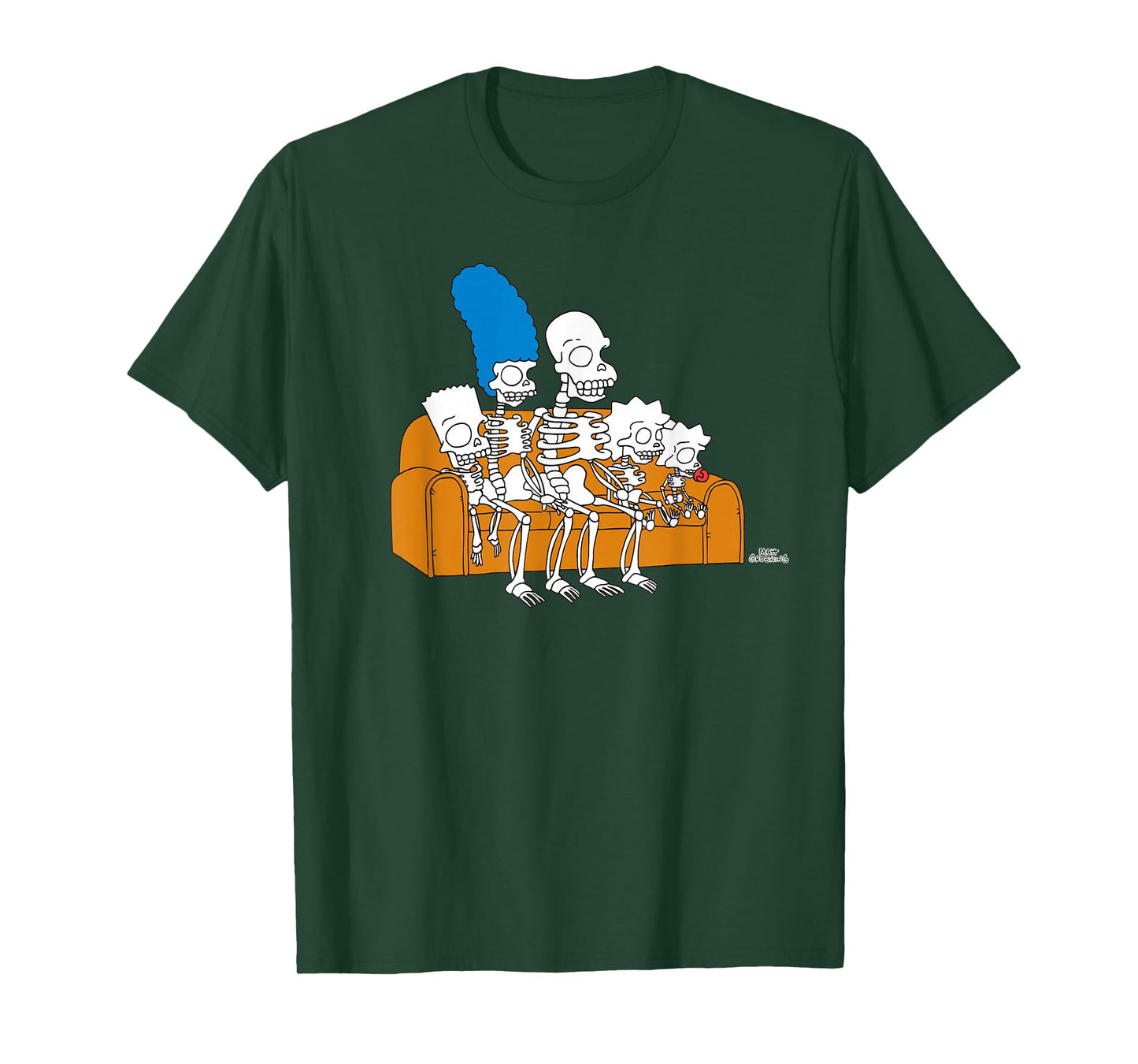 The Simpsons Skeletons Couch Gag Treehouse of Horror T-Shirt